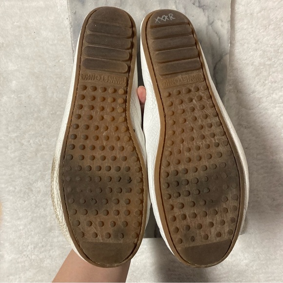 Minnetonka Moccasins Slip Ons White Leather Beaded Size 11 - Picture 9 of 9